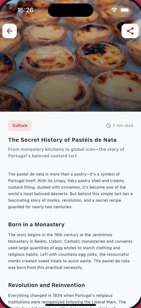 Portugal Lifestyle Pro app screen